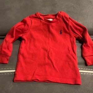 Ralph Lauren red thermal long sleeve